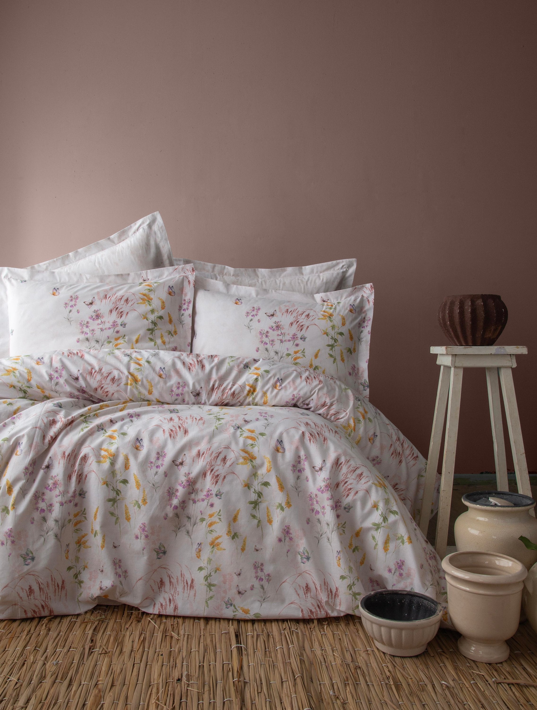 Apricitas Home Helena Pembe Çift Kişilik Nevresim Takımı