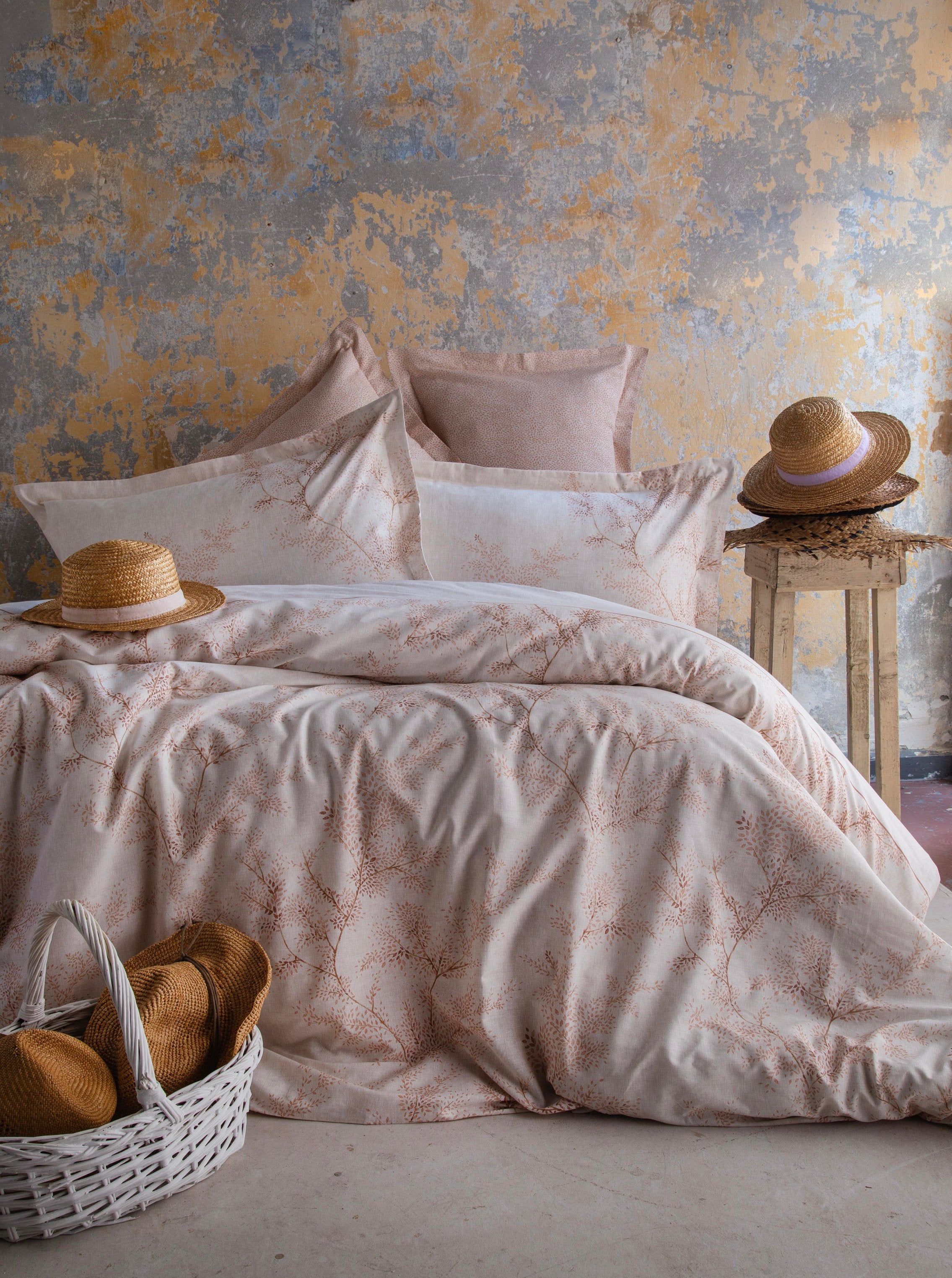 Apricitas Home Mila Terracota Çift Kişilik Nevresim Takımı