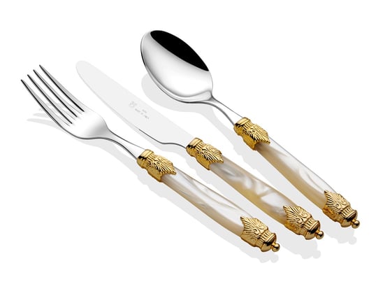 RIVADOSSI ARIANNA RING BONE 75 PIECES - FORK AND KNIFE SET