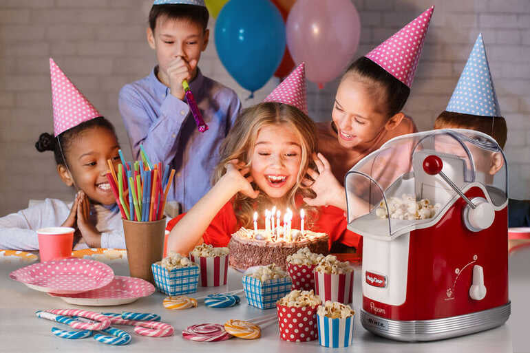 Ariete Party Time Kollu Mısır Patlatma Popcorn Makinesi Kırmızı 2958/00
