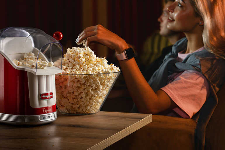 Ariete Party Time Kollu Mısır Patlatma Popcorn Makinesi Kırmızı 2958/00