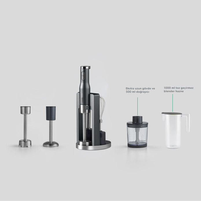 Jumbo x Homend Artfood 1925H El Blender Set Antrasit