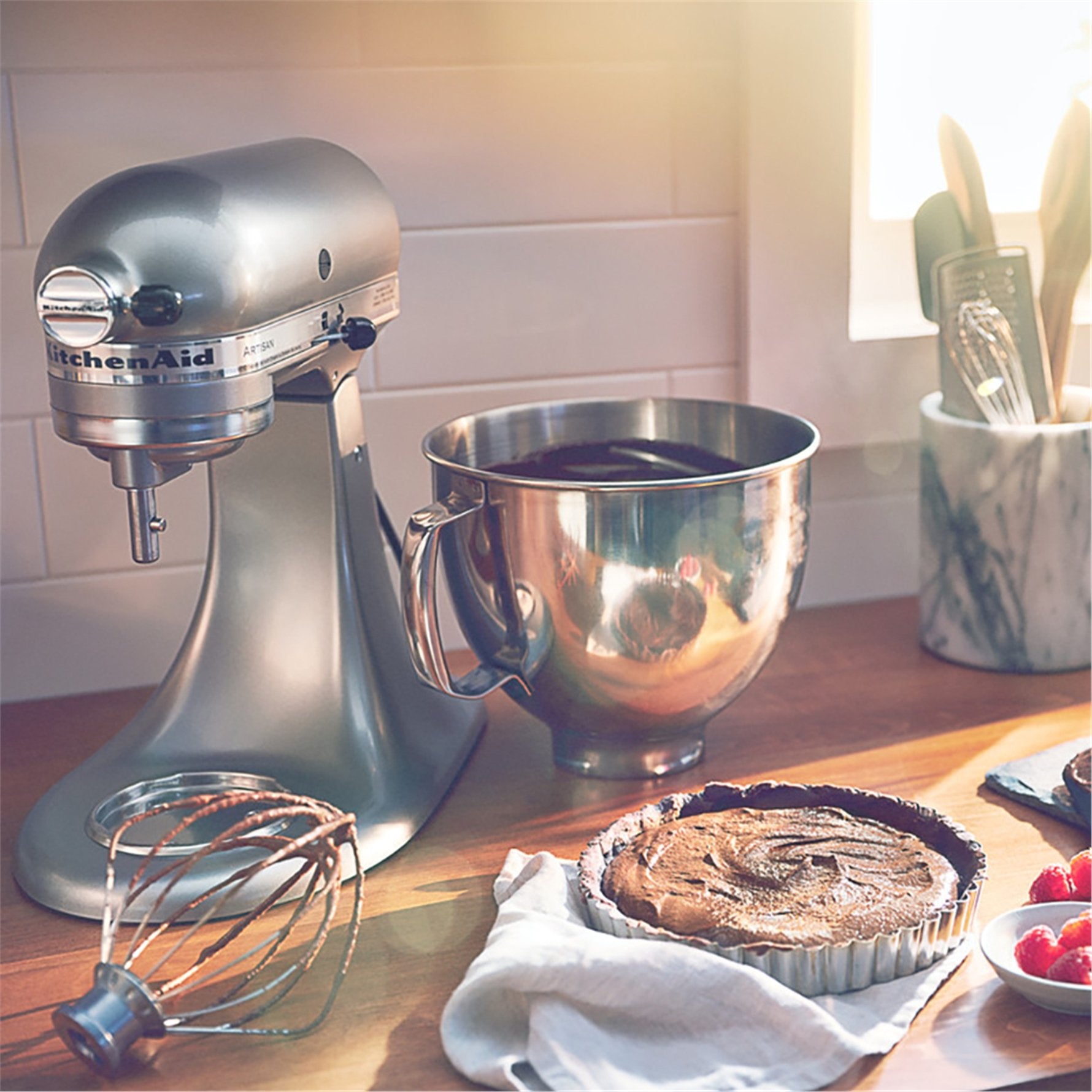 Kitchenaid Artisan 4,8 L Stand Mikser 5KSM175PS Contour Silver-ECU