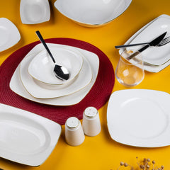 Aryıldız Allure Gold 56 Parça 12 Kişilik Yemek Takımı