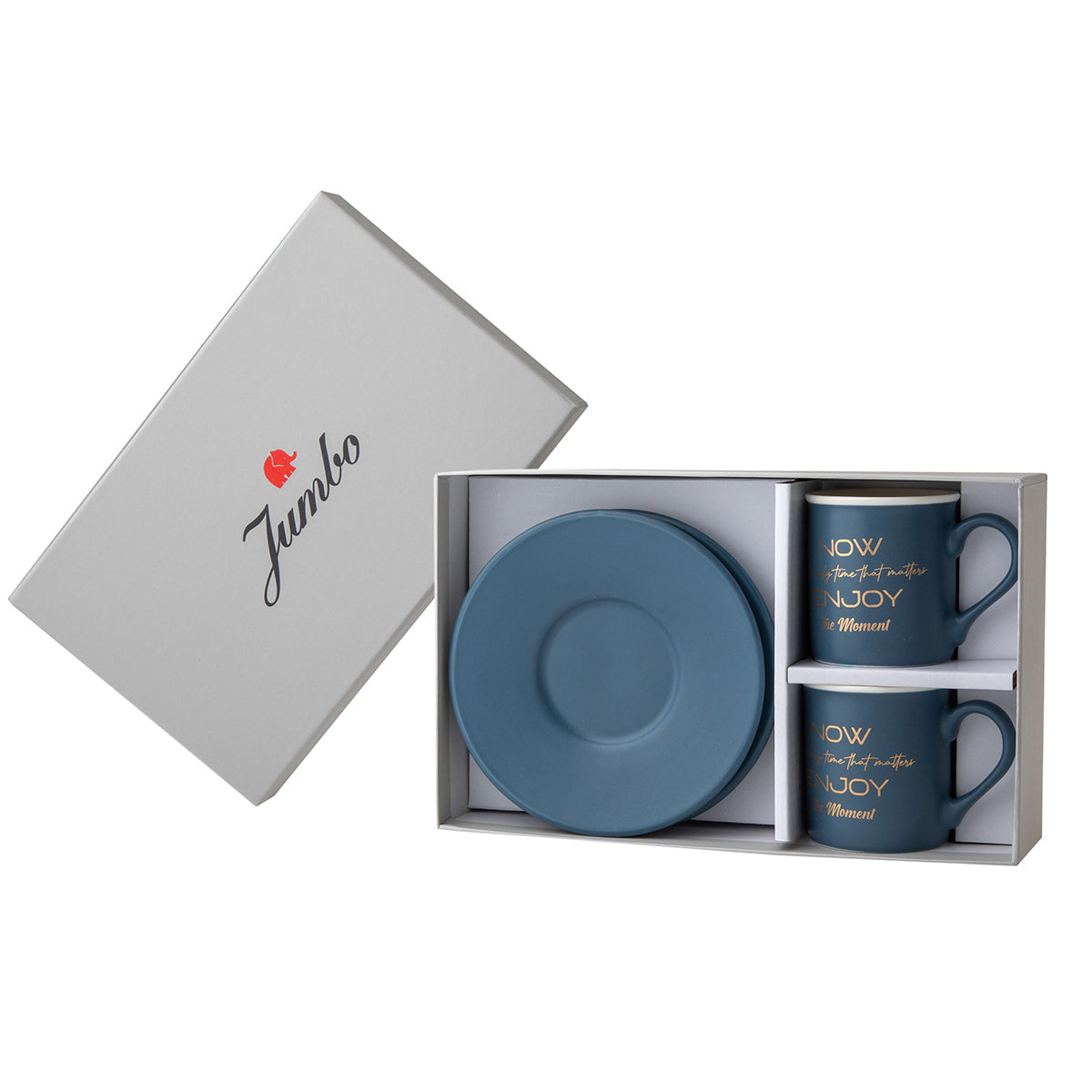 Jumbo Joy Blue Coffee Cup Set