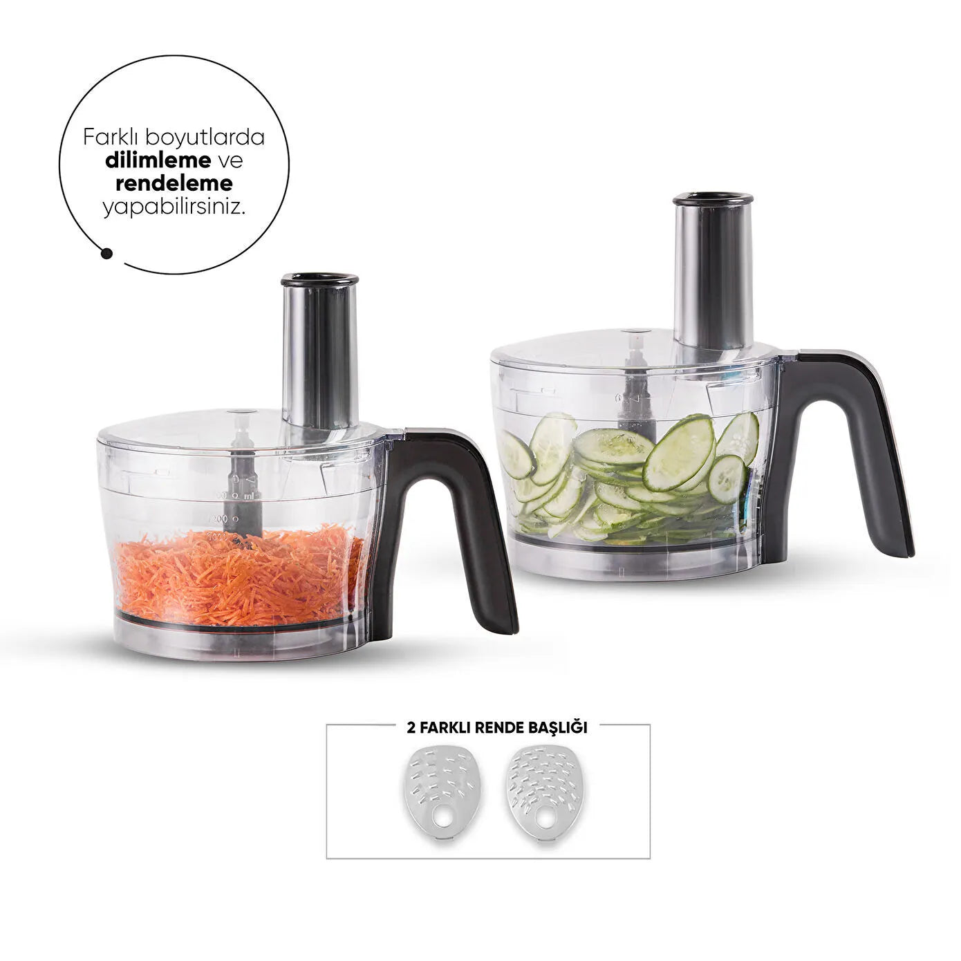 Karaca Mastermaid Power Essential Pink Gıda Hazırlama Seti 2000w