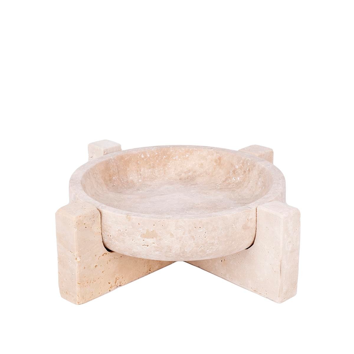 Beige Design Snack Bowl - Large