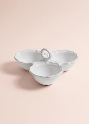 The Mia Grande Çerezlik Beyaz 24x24x10 cm GRD0009