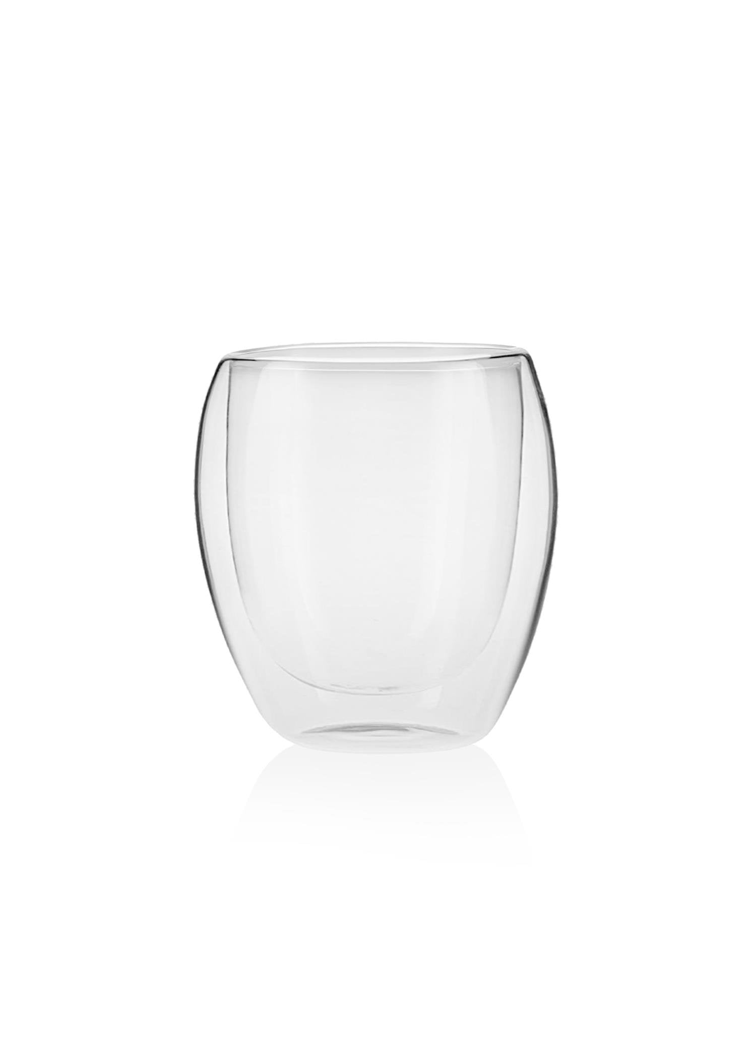 The Mia Double Walled Glass Cup 350 cc