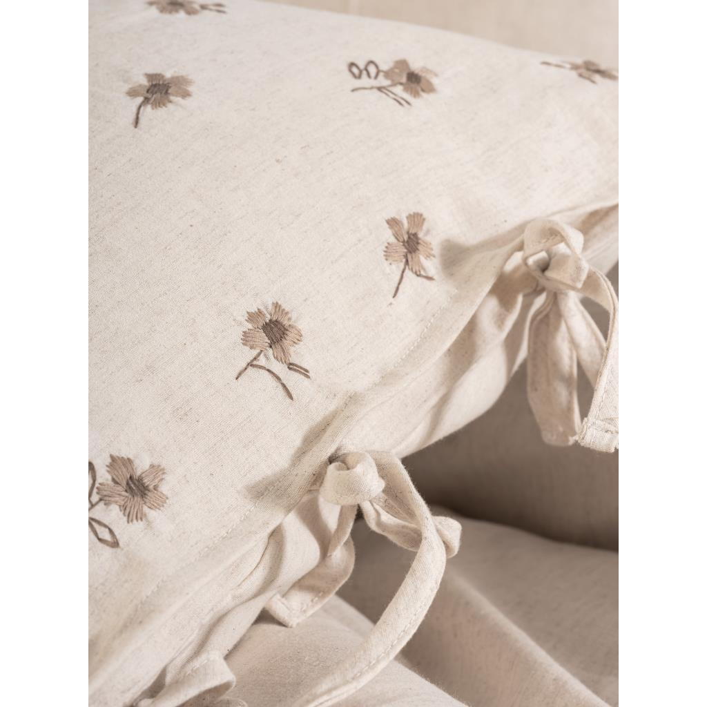 Cotton Linen Double Duvet Cover Set Arie