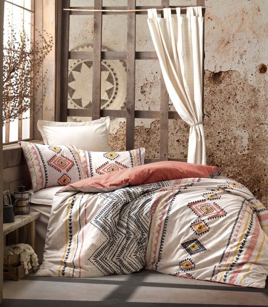 Ethnic Double Duvet Cover Set Felix Tile