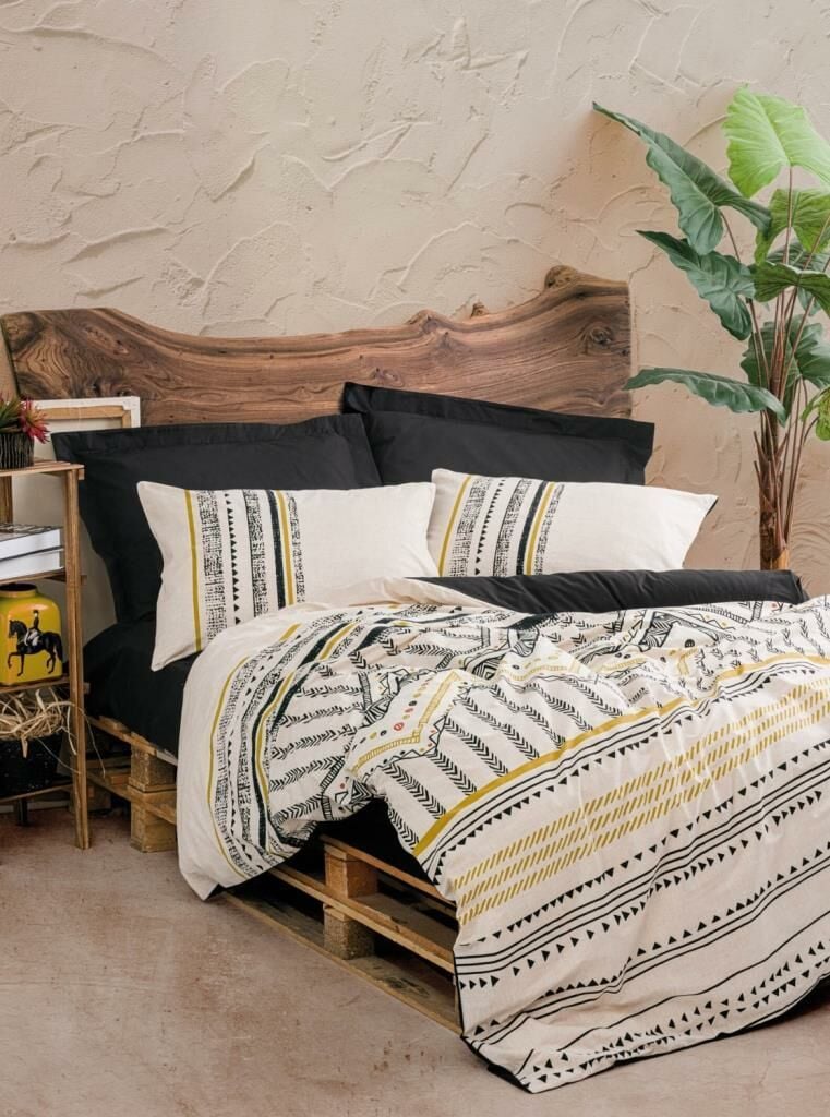 Ethnic Double Duvet Cover Set Felix Tile