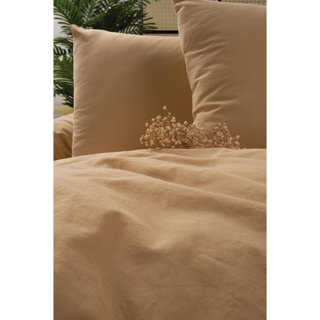 Neat Double Duvet Cover Set Beige-Cream