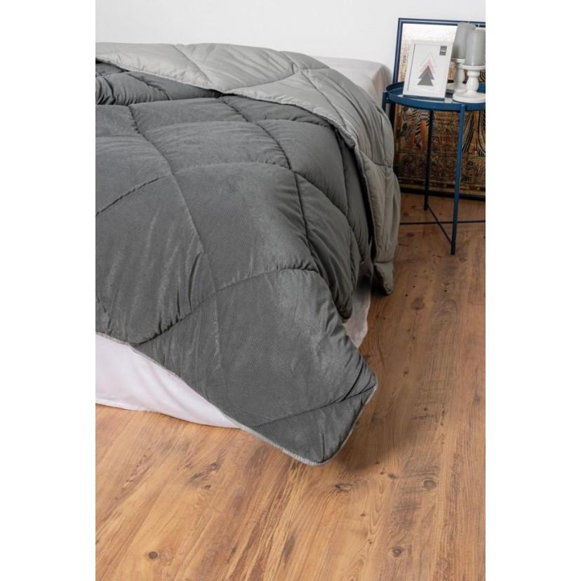 Cotton Box Utka Double Quilt Anthracite