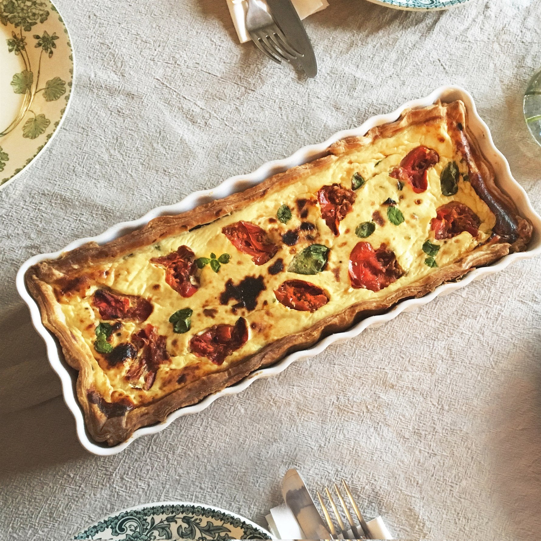 Emile Henry Tart-Börek-Fırın Kabı Dikdörtgen 36.5 x 15 cm