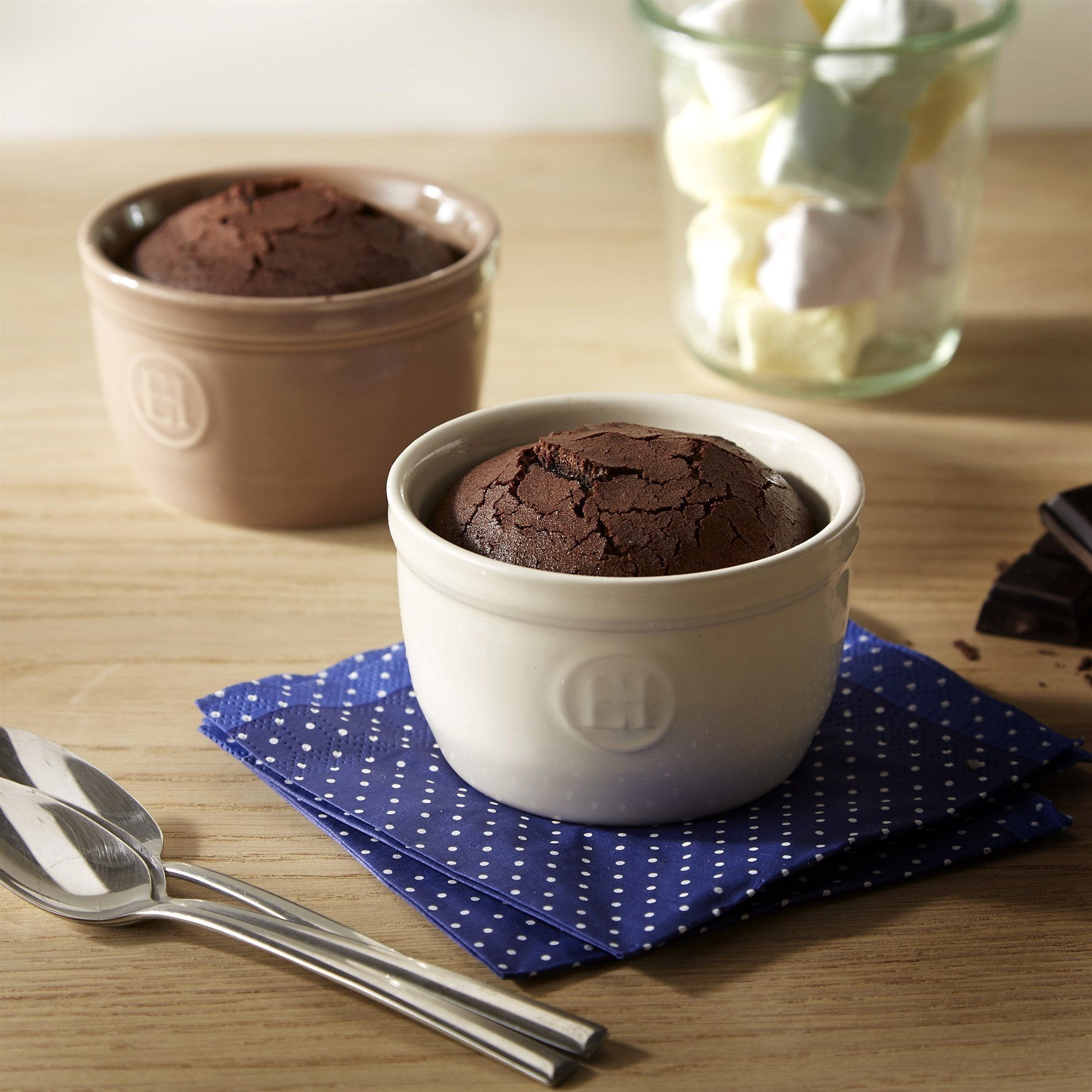 Emile Henry Fırın Kabı Ramekin No.9 Burgundy 2´l Seti