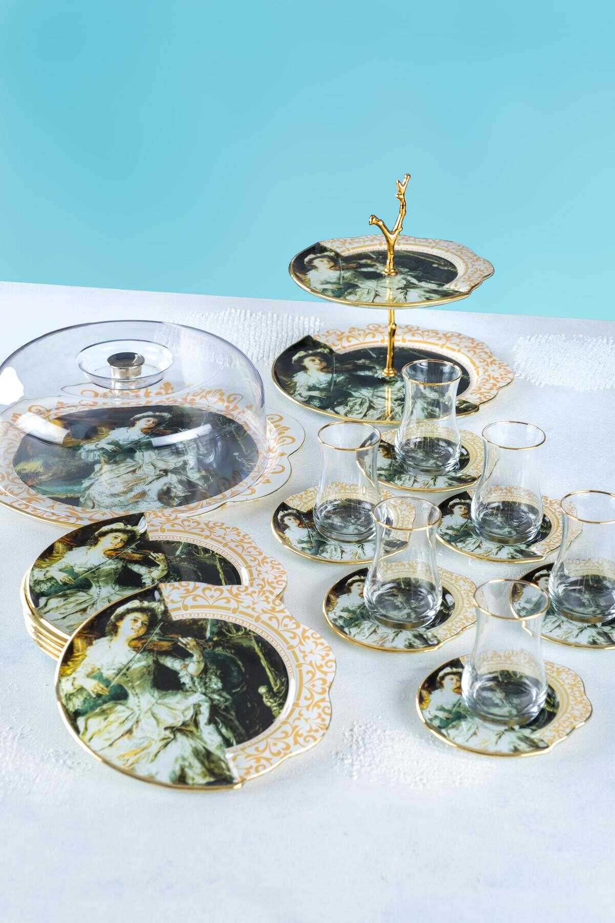 Enzo Markız 21 Piece Glass Catering Set