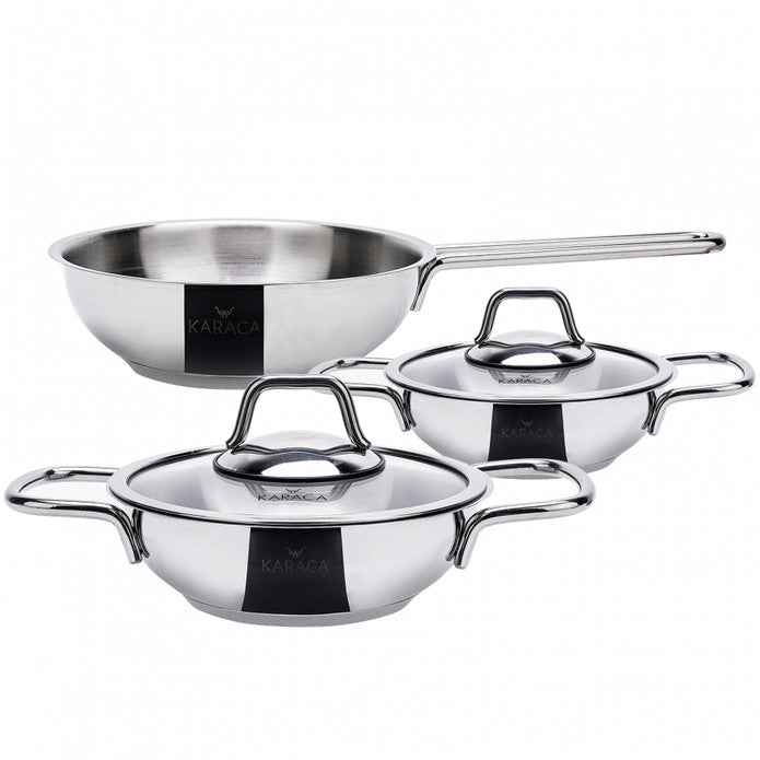 Karaca Magellan 5 Piece Steel Pan Set