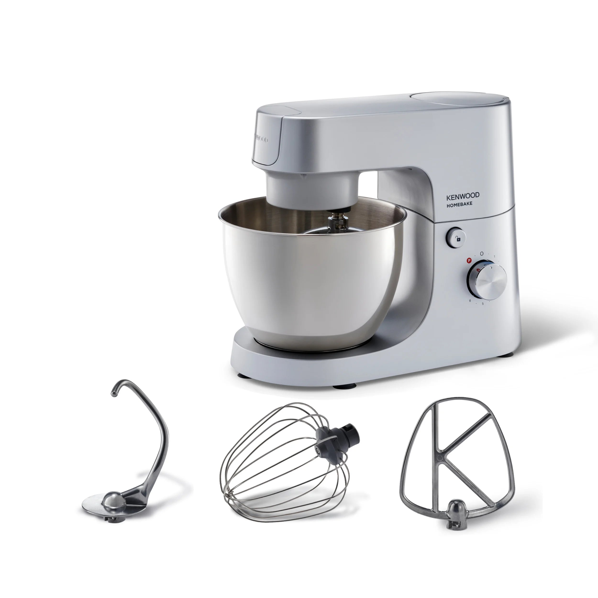 Kenwood Homebake Mutfak Şefi 1400 Watt 5 Lt Stand Mikser KHH01.000SI + Airfryer Hediyeli