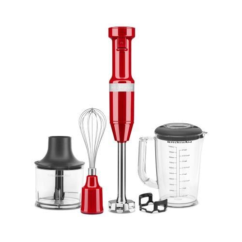 KitchenAid 5KHBV83 Aksesuarlı El Blenderı Empire Red