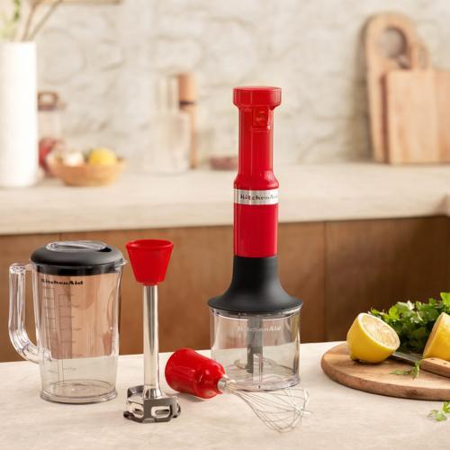 KitchenAid 5KHBV83 Aksesuarlı El Blenderı Empire Red