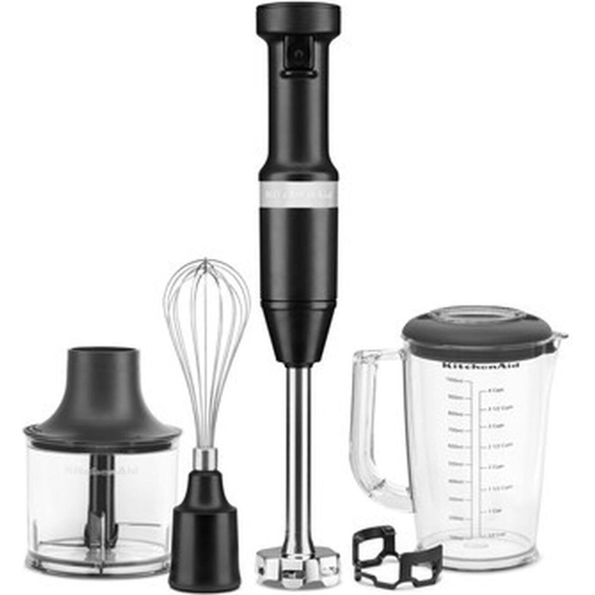 KitchenAid 5KHBV83EBM Aksesuarlı El Blenderı Black Matte