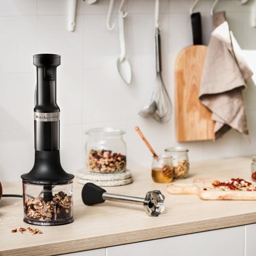 KitchenAid 5KHBV83EOB Aksesuarlı El Blenderı Onyx Black