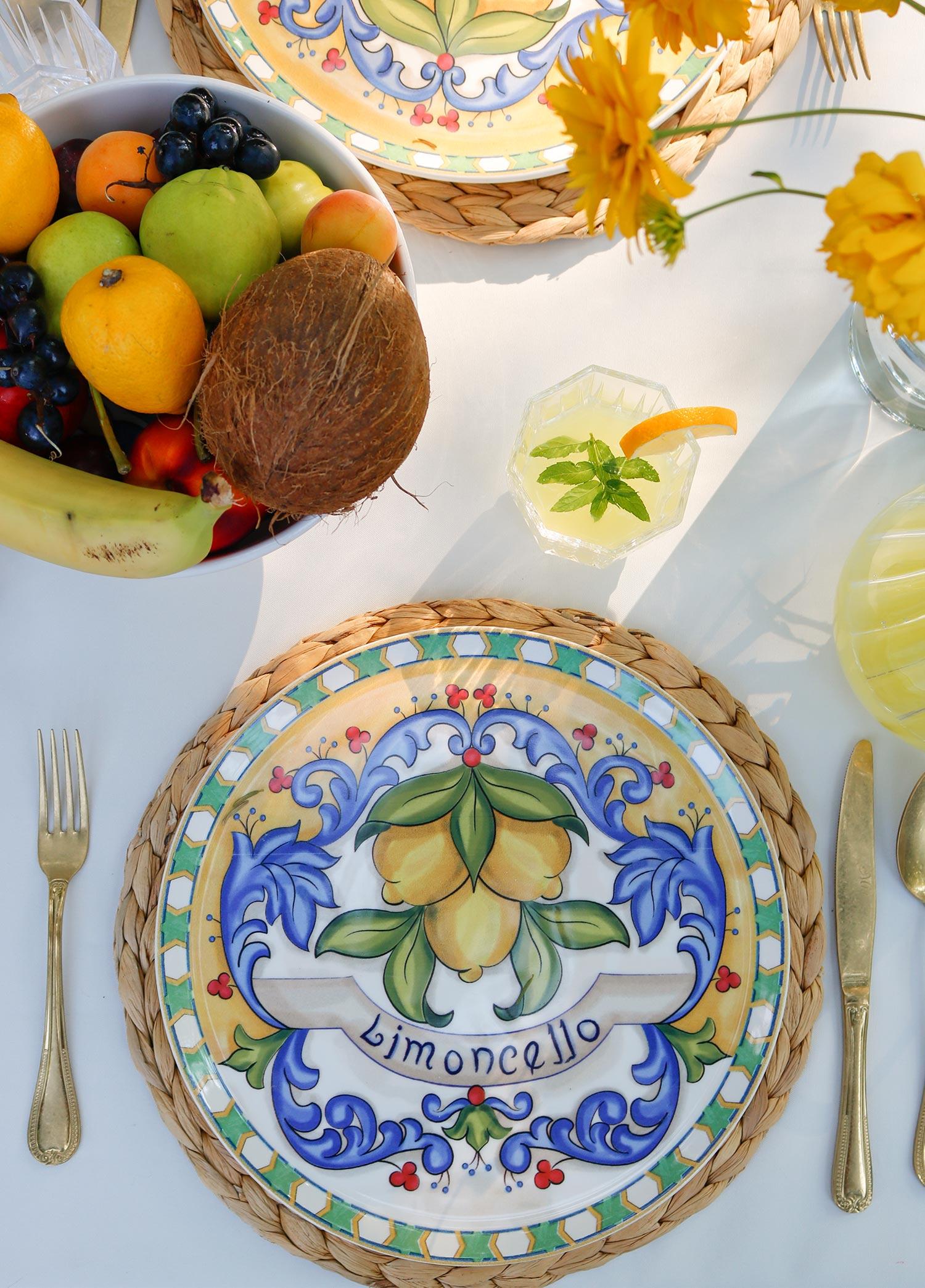 The Mia Limoncello Serving Plate 30 cm