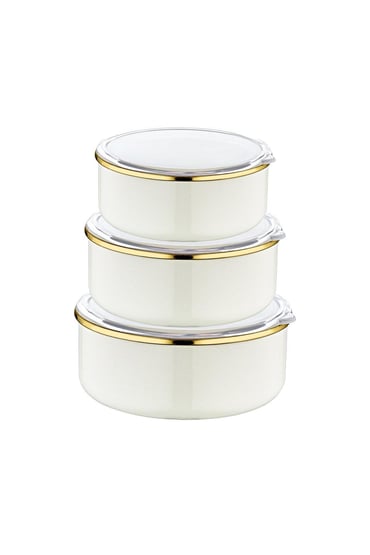 3-PIECE HAREM ENAMEL STORAGE CONTAINER