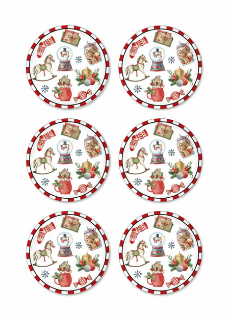 The Mia Globe Pasta Tabağı 6 Lı Set 19 cm NEW028