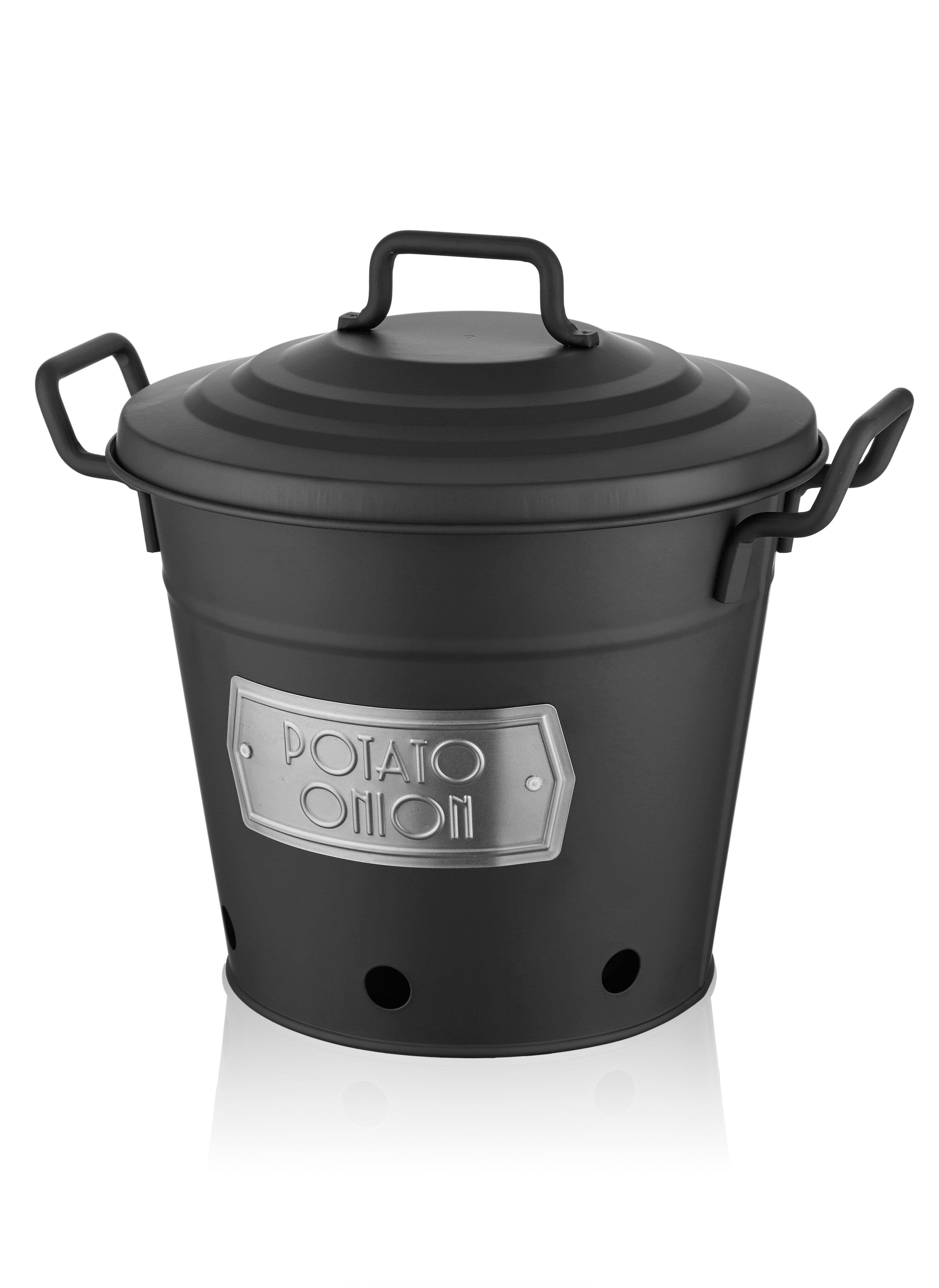 The Mia Potato Onion Bucket - Black