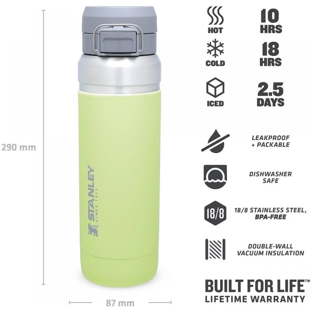 Stanley GO Quick Flip Stainless Steel Thermos 0.70LT. CITRON 