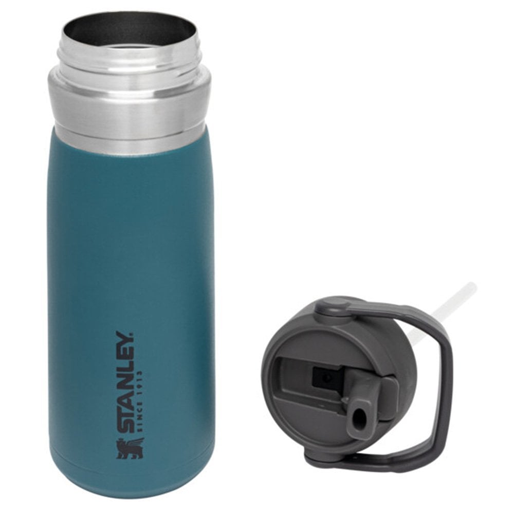 Stanley GO Iceflow Stainless Steel Cold Water Thermos with Straw 0.65 LT PETROL 