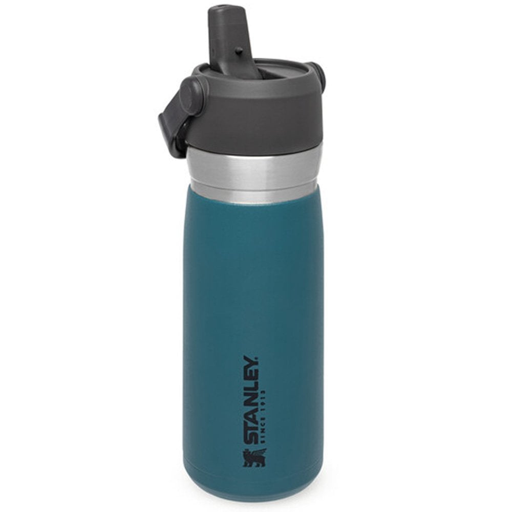 Stanley GO Iceflow Stainless Steel Cold Water Thermos with Straw 0.65 LT PETROL 