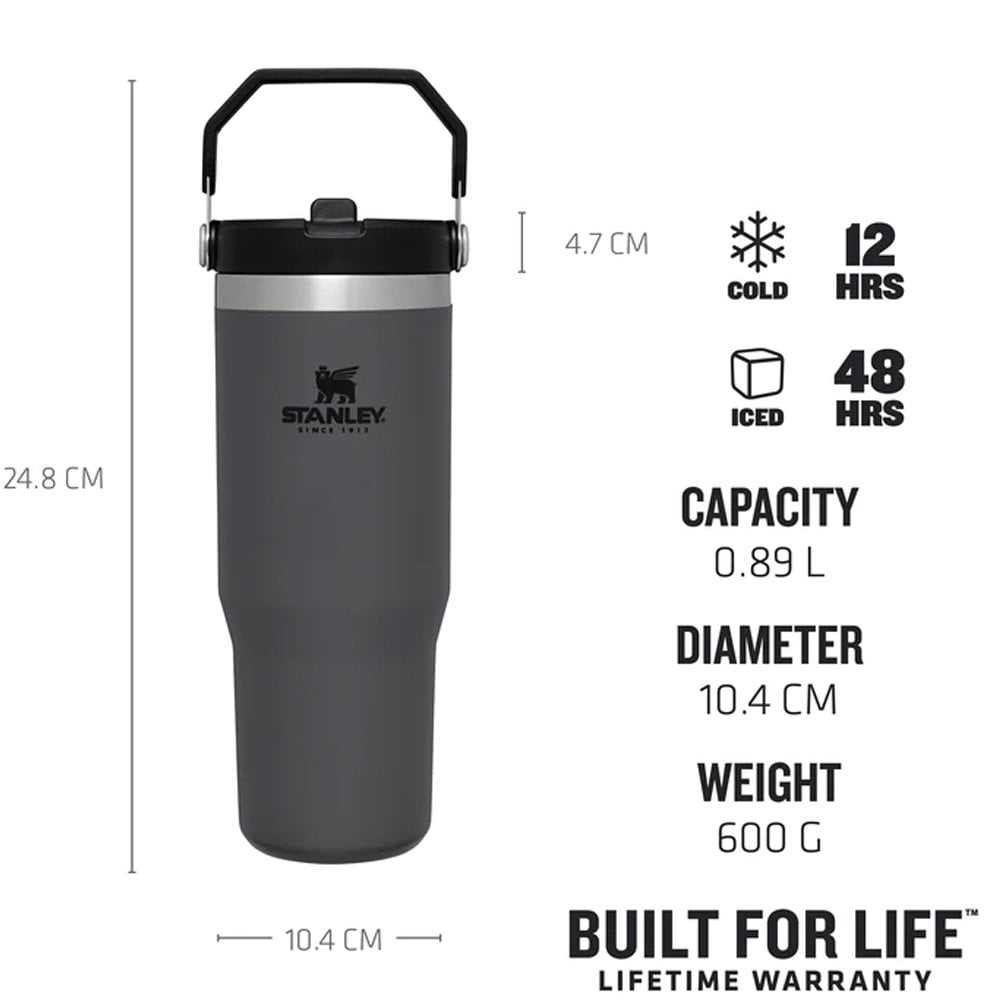 Stanley The IceFlow Flip Straw Thermos Cup with Straw 0.89 LT