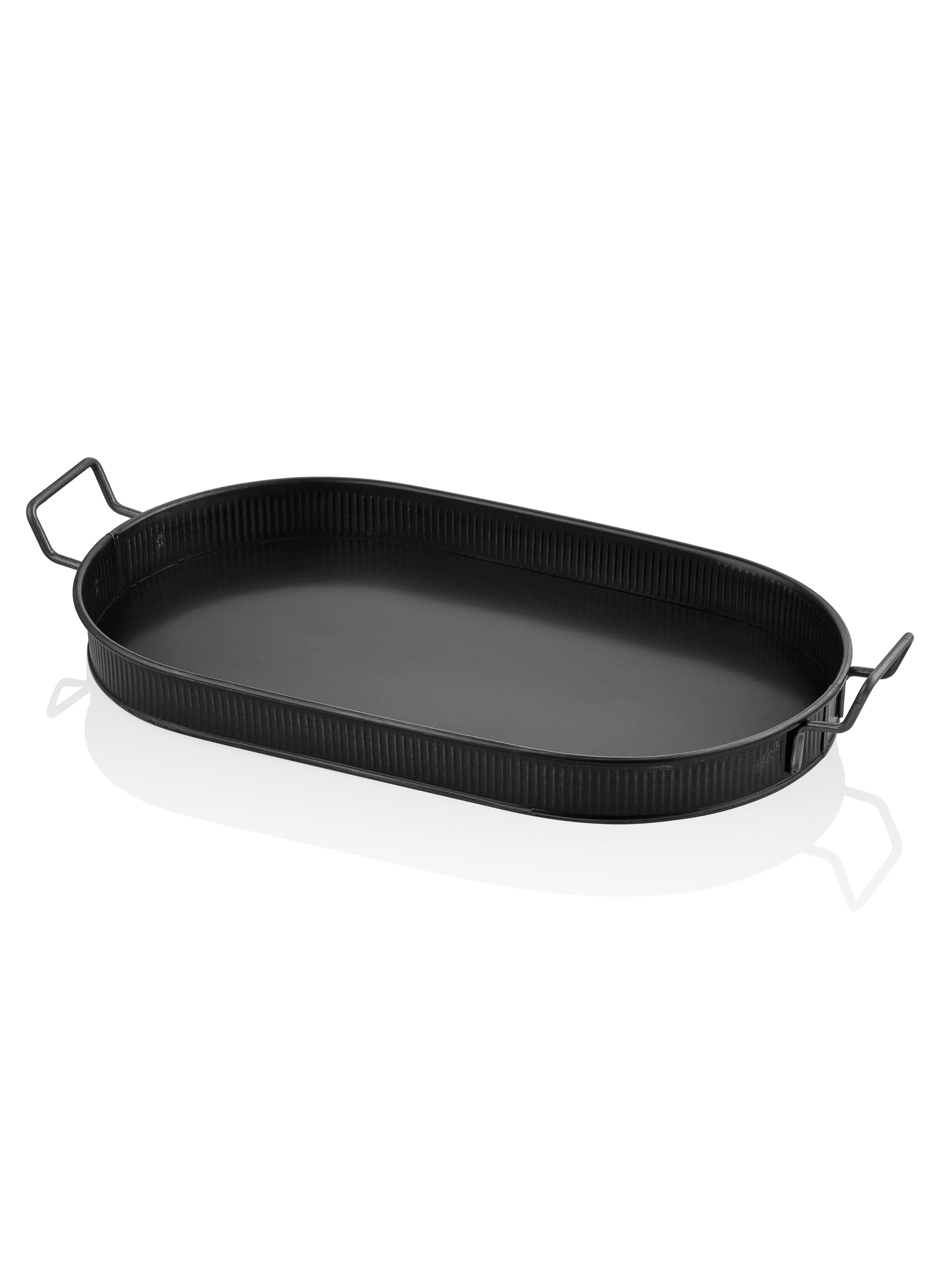 The Mia Tray Black 66x32 cm