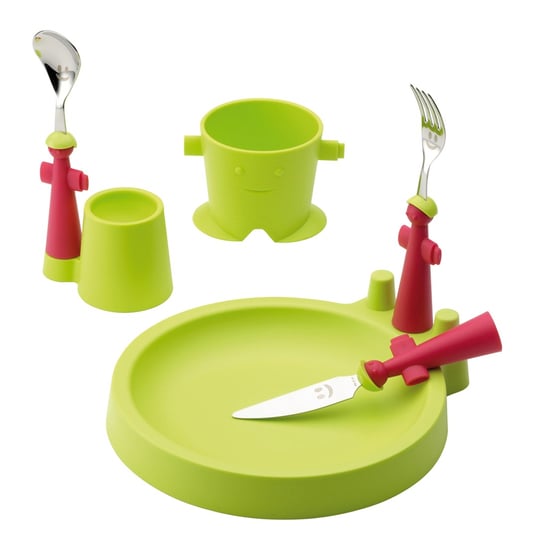 RIVADOSSI TREBIMBI CLUB GREEN 6P CHILD FOOD SET