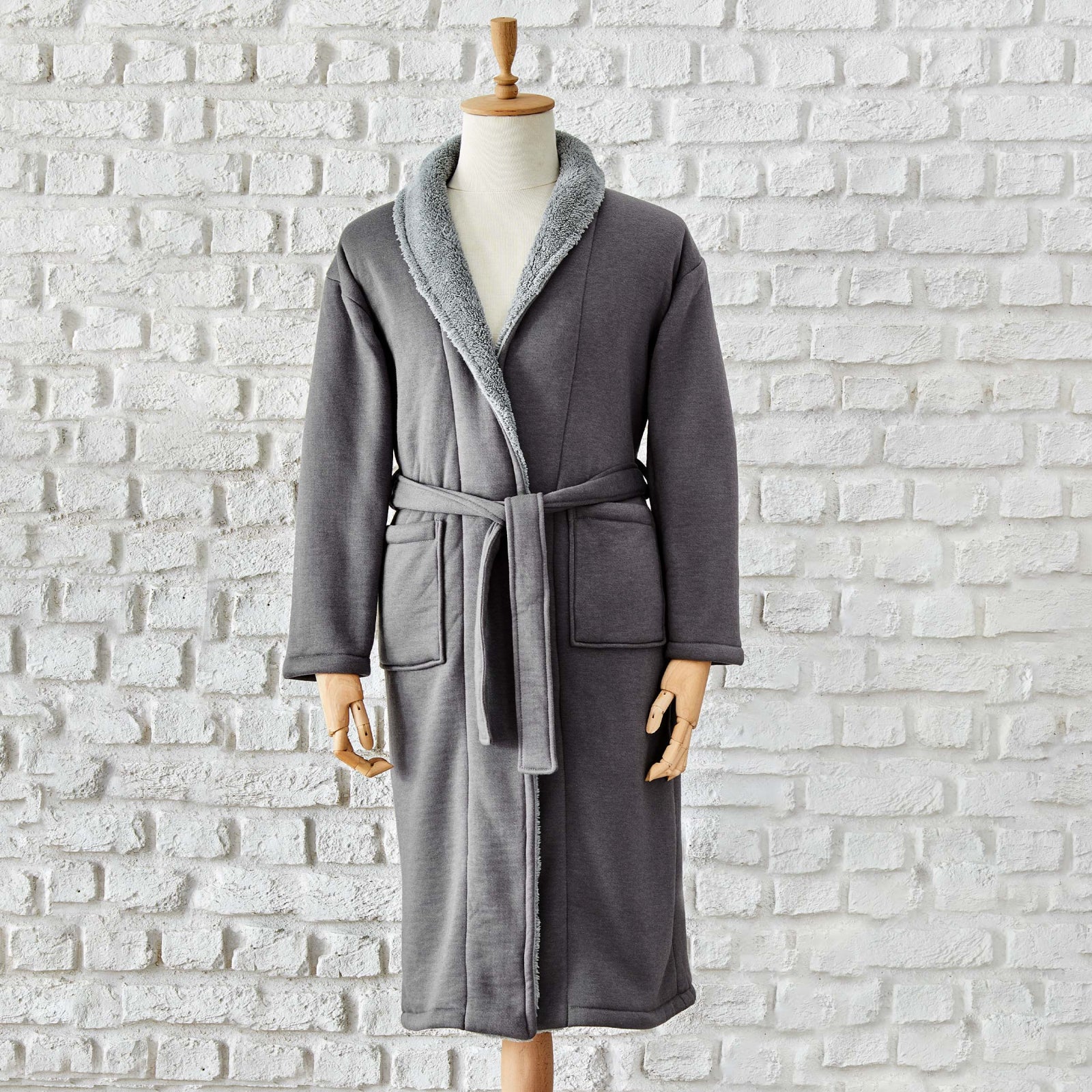 Karaca Home Softy Gray Women's Comfort Dressing Gown