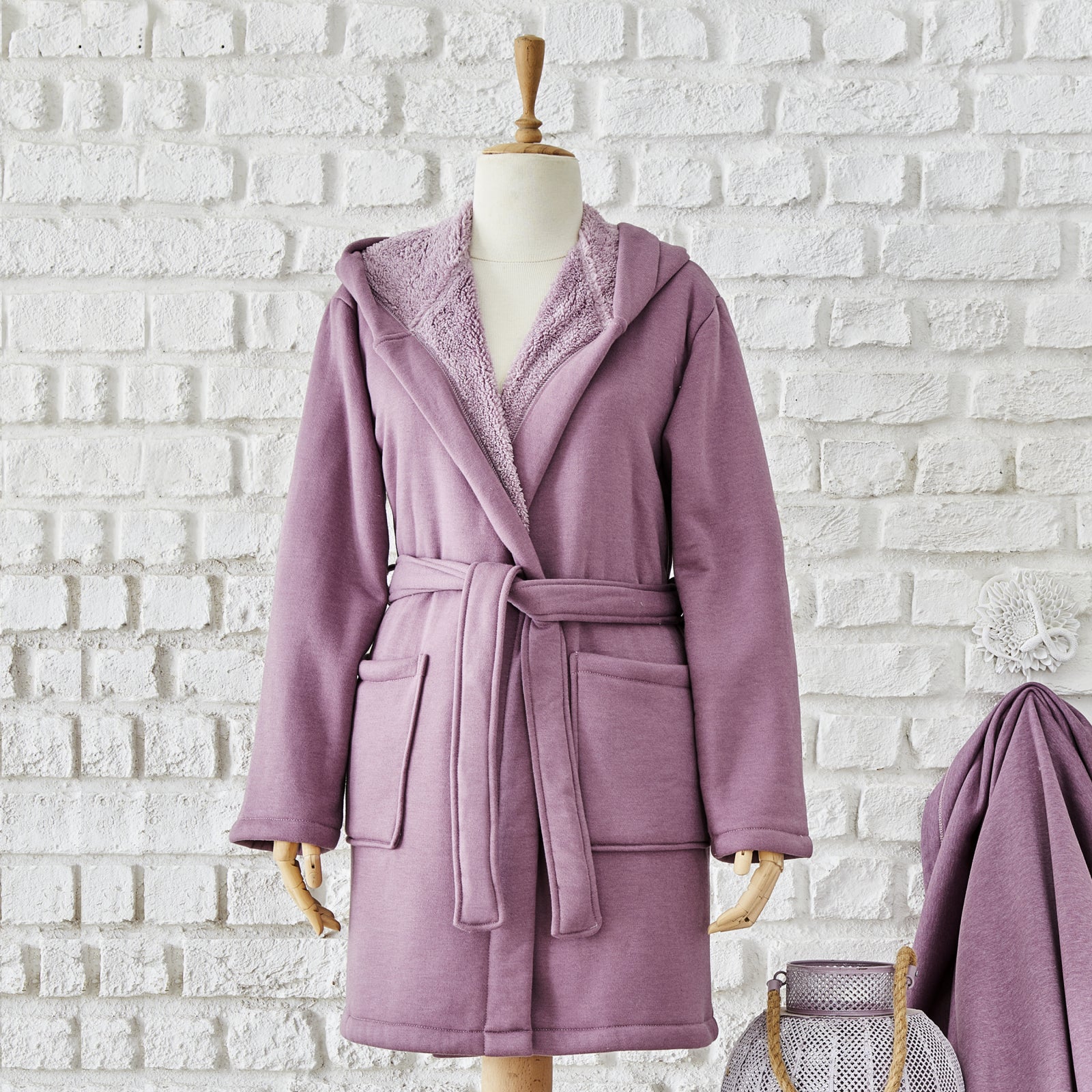 Karaca Home Softy Women's Comfort Dressing Gown Lilac