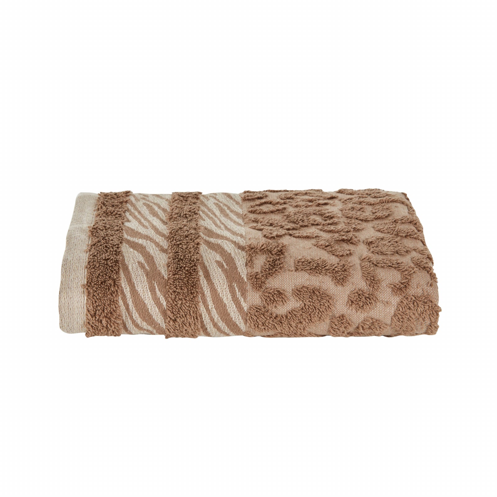 Karaca Home Leopar %100 Pamuk El Havlusu 30x50 cm Kahverengi