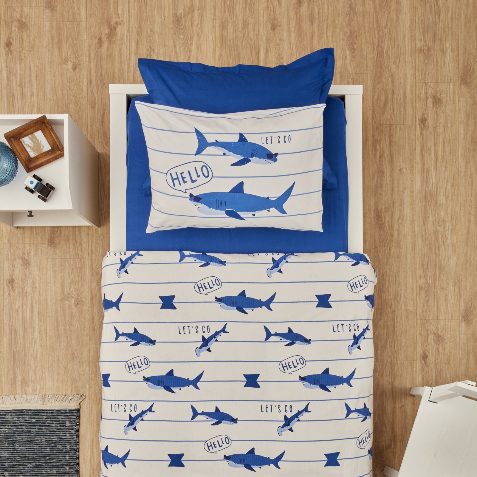 Karaca Home Young Shark Tek Kişilik Pike Takımı Blue