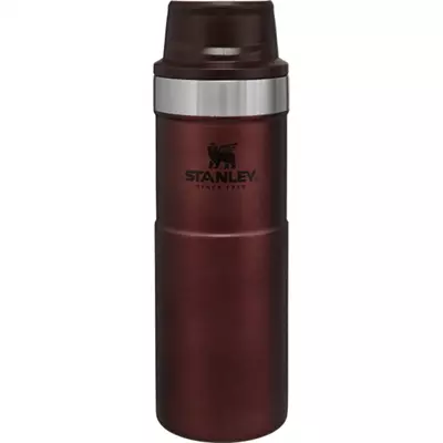 Stanley Classic Trigger-Action Travel Mug, 0.47 L, Claret Red