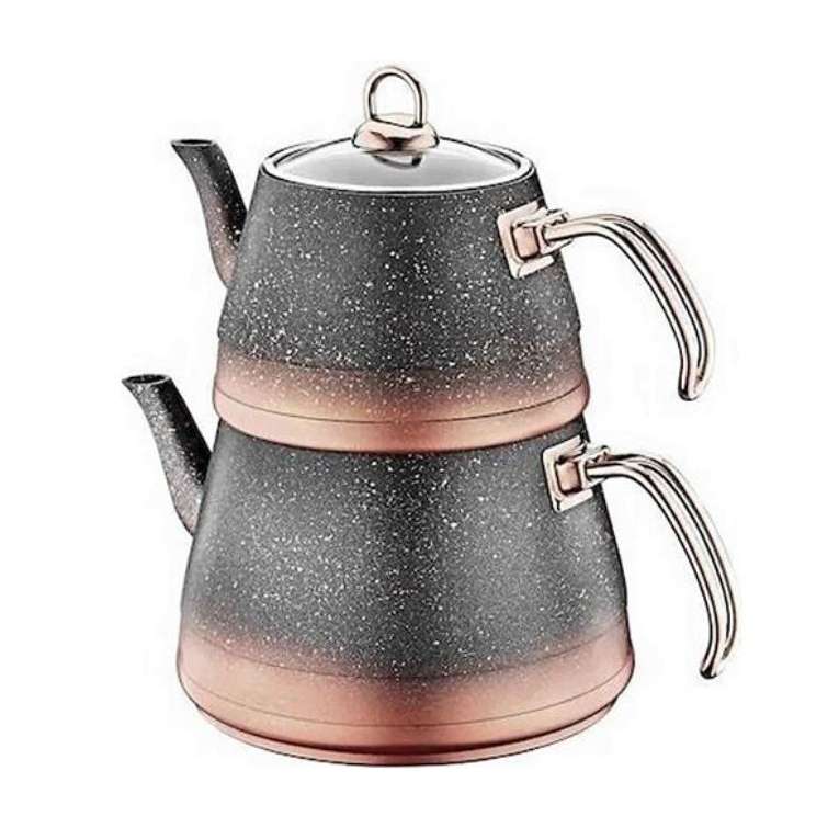 4 PIECES GRANITE SIZE M TEAPOT 