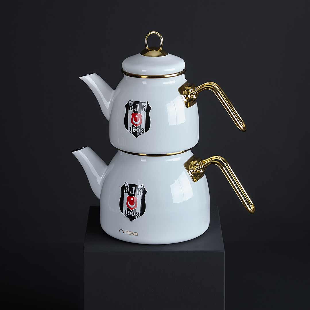 Neva N3434 Beşiktaş Licensed Arma Logo Teapot