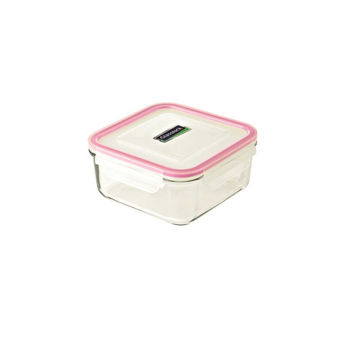 GLASSLOCK SQUARE GLASS STORAGE CONTAINER 900 ML 