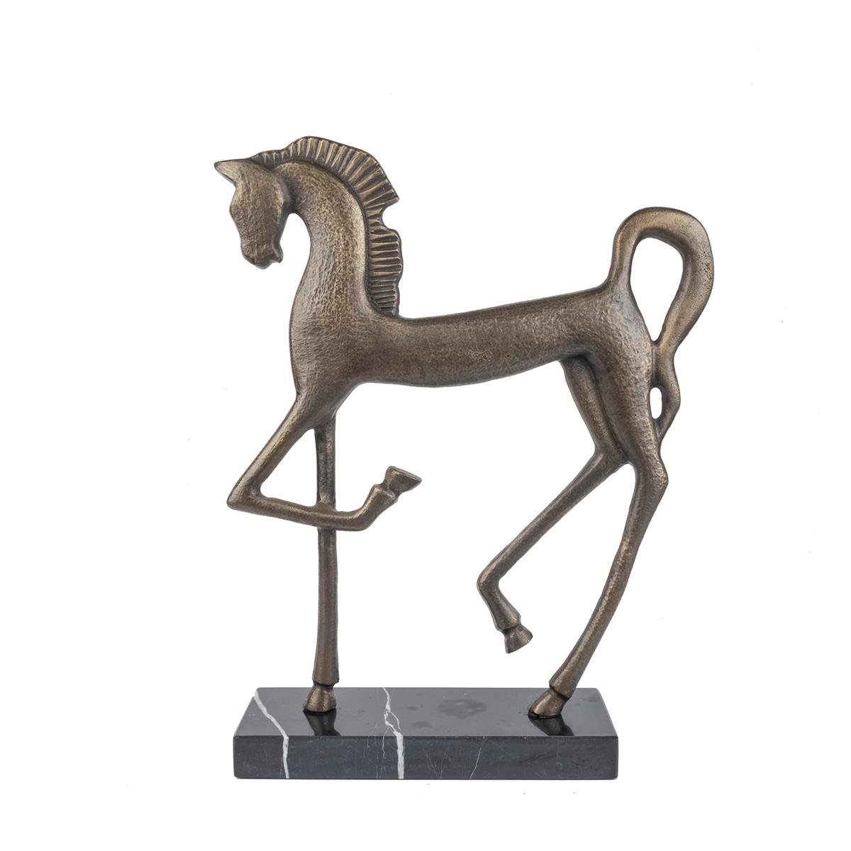 Gold Brass Horse Object