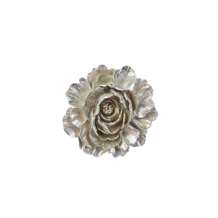 Karaca Nova Flower Silver Decorative Object 20x3,5 cm