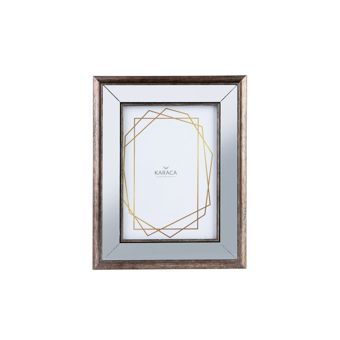 Karaca Fiona Mirrored Photo Frame 13x18cm Gold