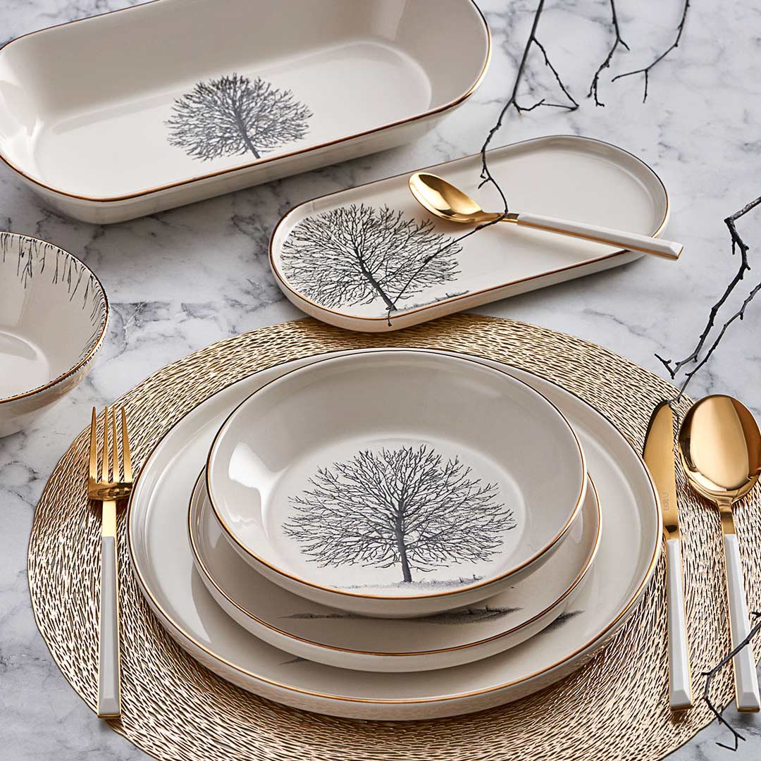 Neva N3220 Çınar Plus 27 Piece Dinner Set***