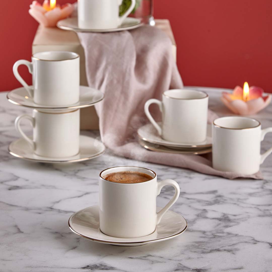 Neva N3263 Lilyum Plus Coffee Cup Set for 6 People***